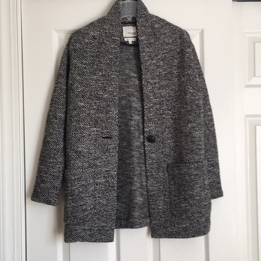 Like New Aritzia Wilfred Free 100% Wool Sweater Coat, Xs